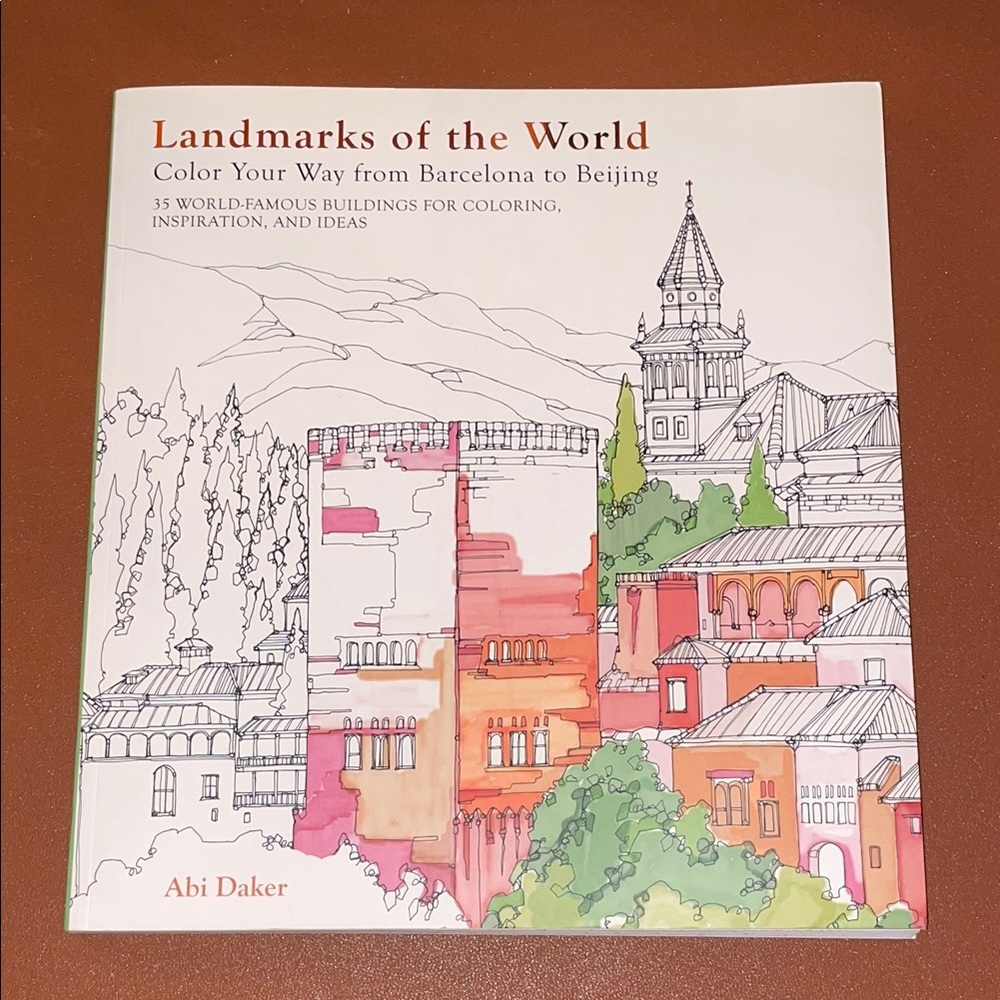 Landmarks of the World Coloring Book